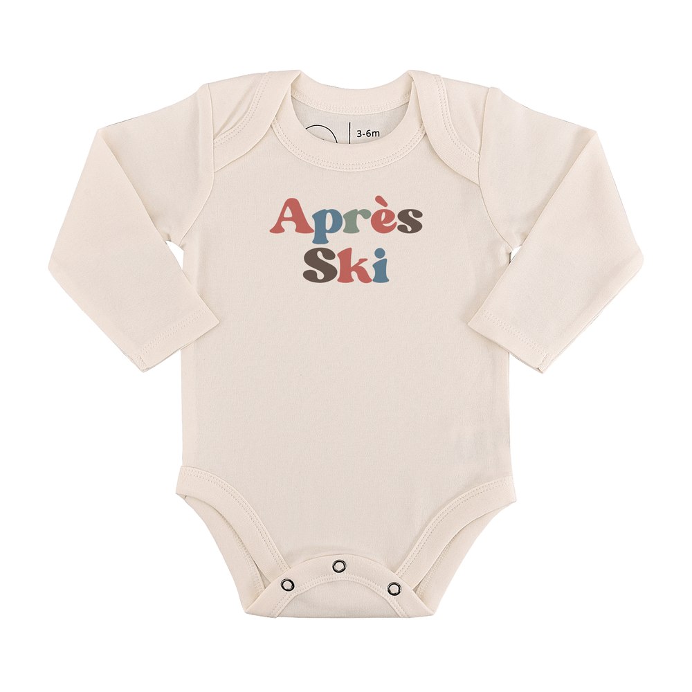 long sleeve graphic bodysuit | apres ski