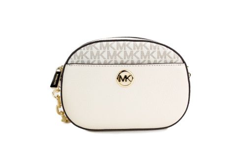 Michael Kors Jet Set Glam Leather Oval Crossbody Bag Women’s Purse