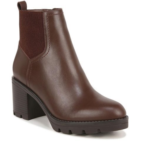 Verney Leather Block Heel Ankle Boots