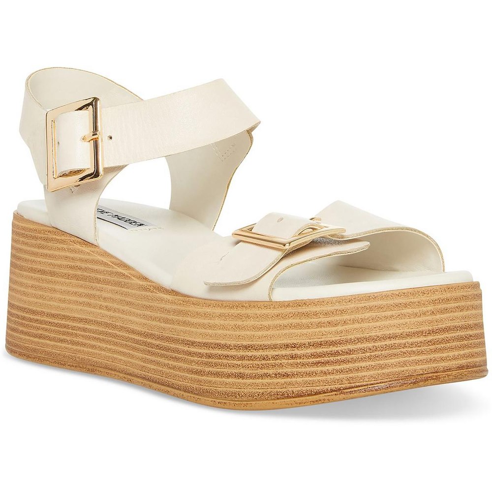 Marka Buckle Ankle Strap Platform Sandals