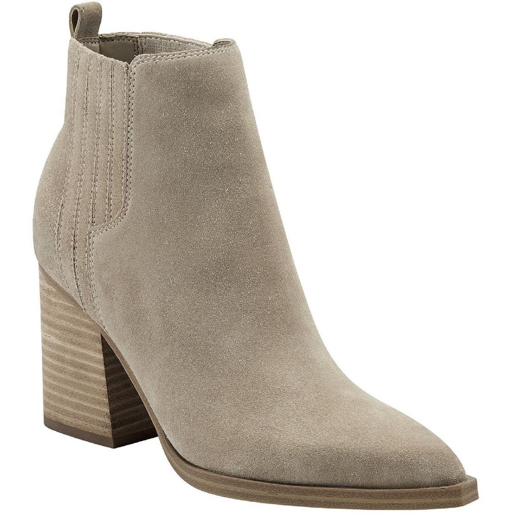 Matter Padded Insole Pointed Toe Ankle Boots
