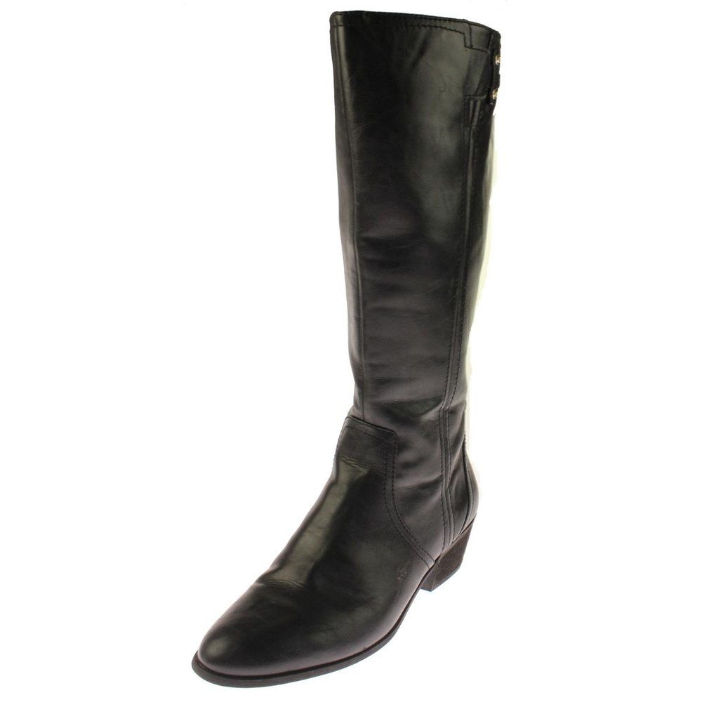 Brilliance Wide Calf Faux Leather Riding Boots