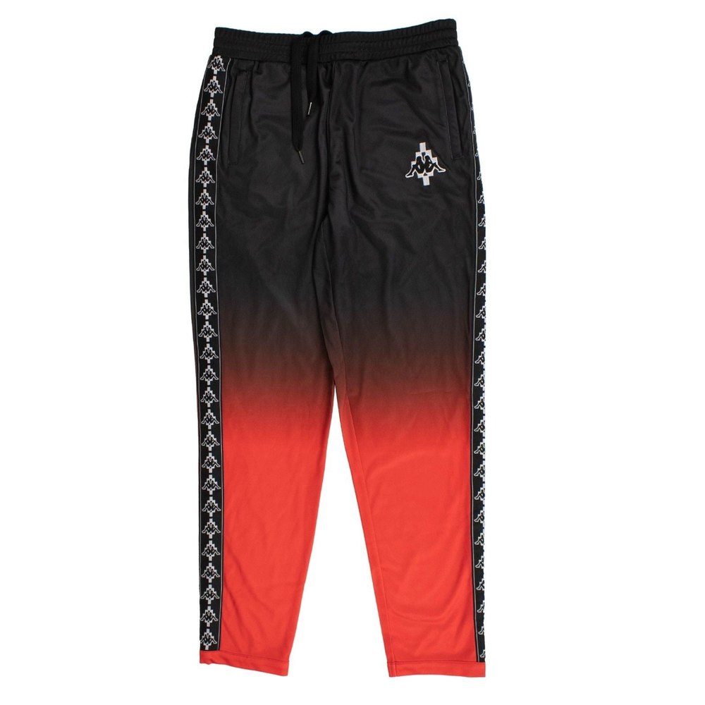 Marcelo Burlon ‘Kappa’ Gradient Pants – Black/Red