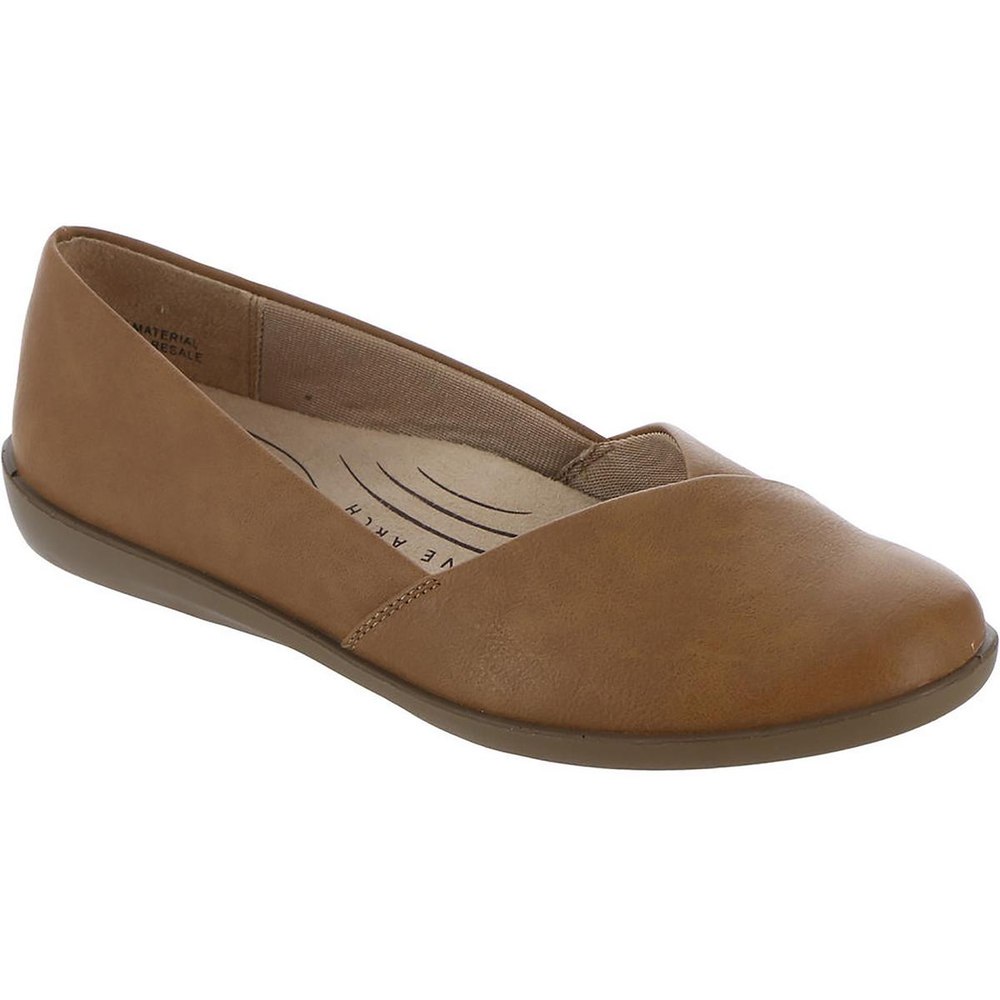 Notorious Faux Leather Ballet Flats