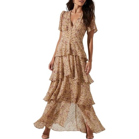 Tayla Floral Long Maxi Dress