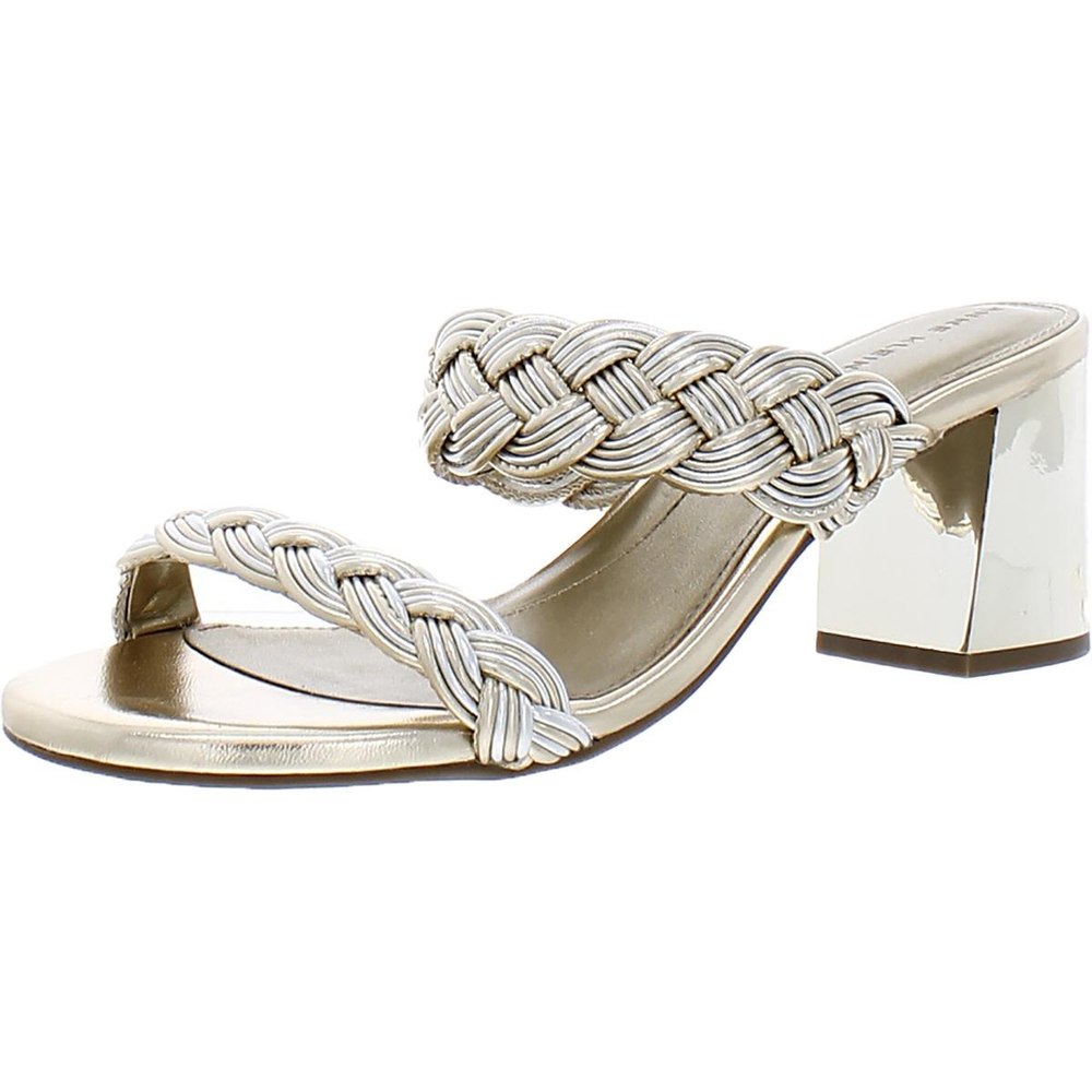 Reggie Faux Leather Slip-On Slide Sandals