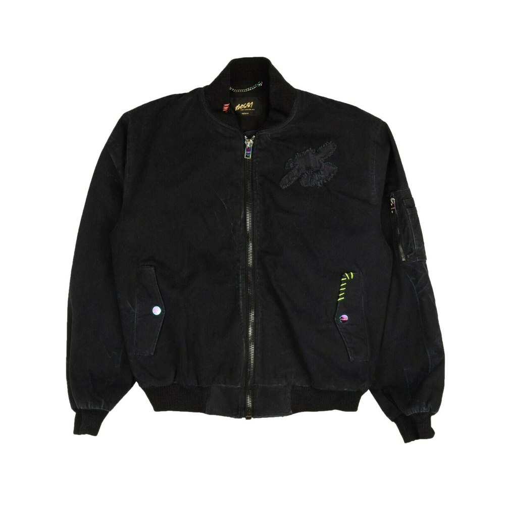 Bossi Canvas Bomber Jacket – Black