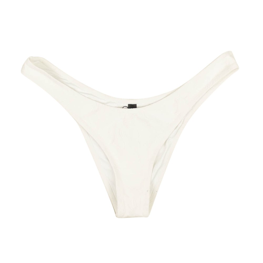 Reine Olga Leaf Brigitte Bikini Bottoms – White