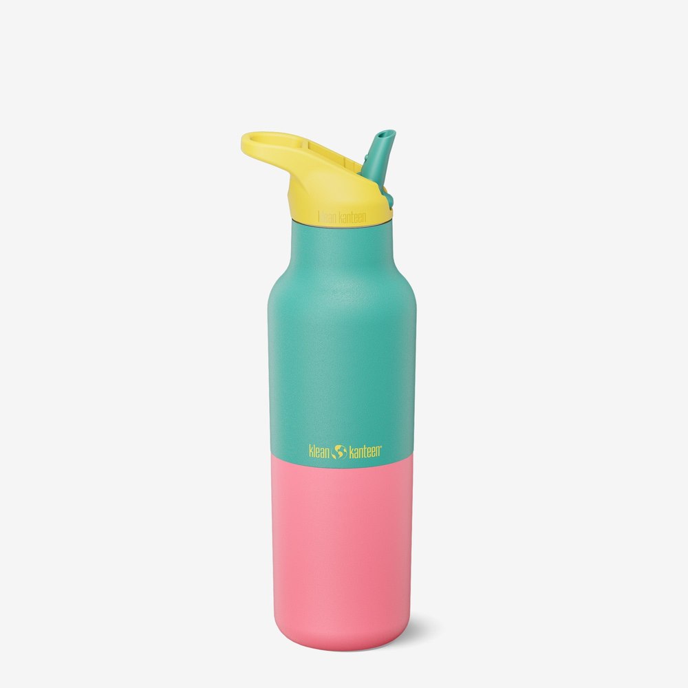 Klean Kanteen Stainless Steel 16oz Rise Classic with Flip Seal Sport Cap