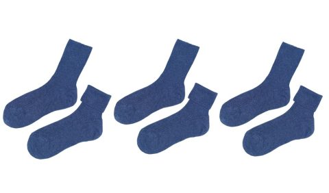 tittimitti® 100% Organic Cotton Kids Socks (3-Pack) – Made in Italy, Unisex, Soft & Breathable for Boys & Girls.