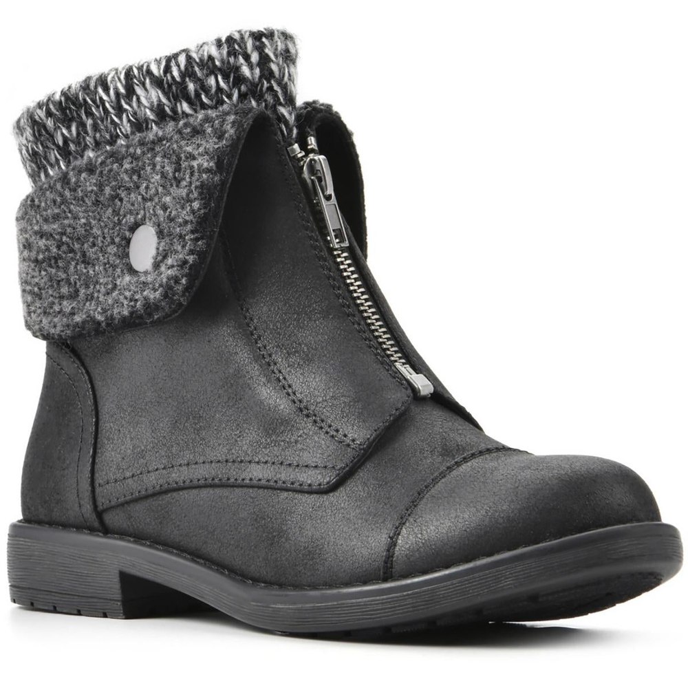 Duette Faux Leather Cozy Booties
