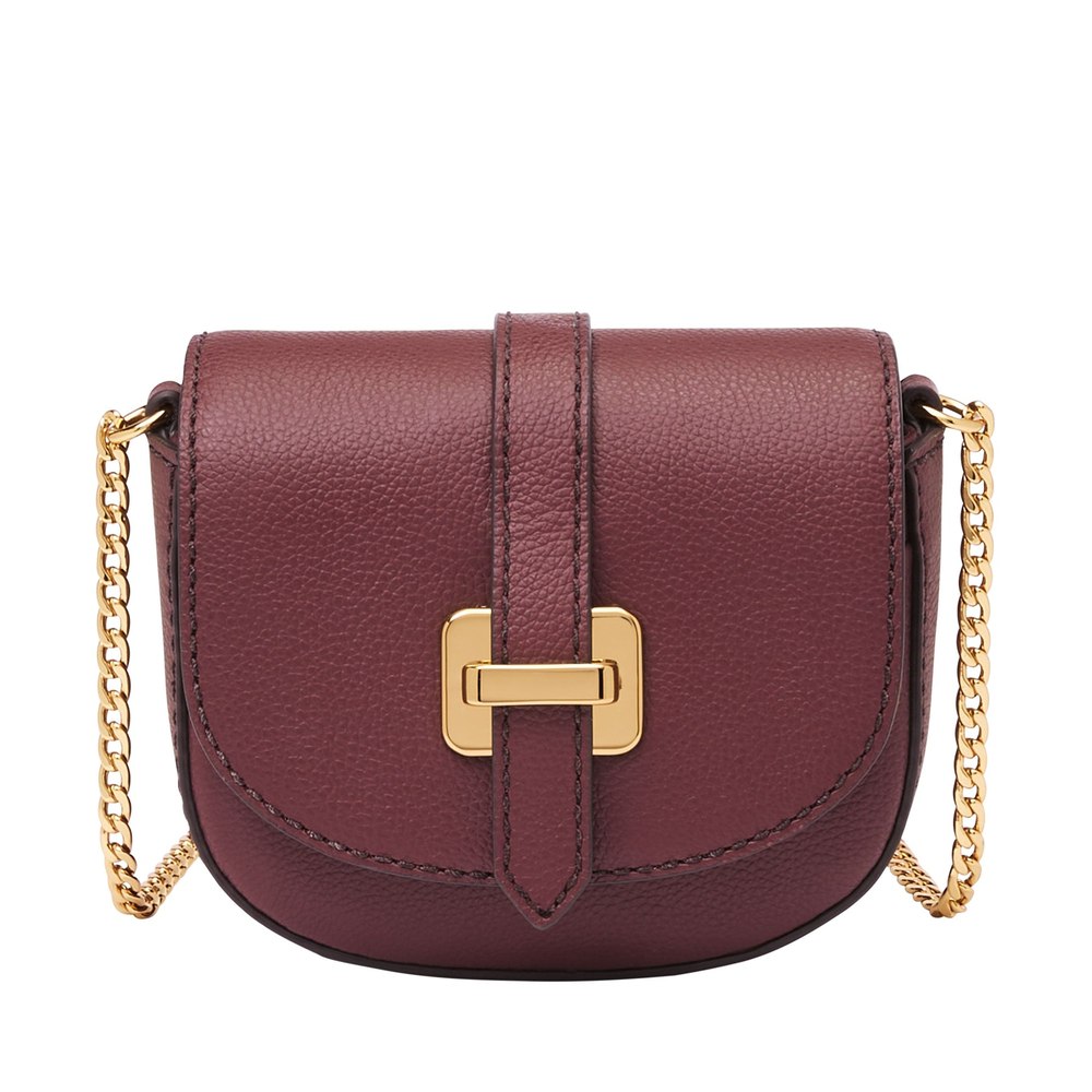 Fossil Women’s Emery Leather Micro Crossbody