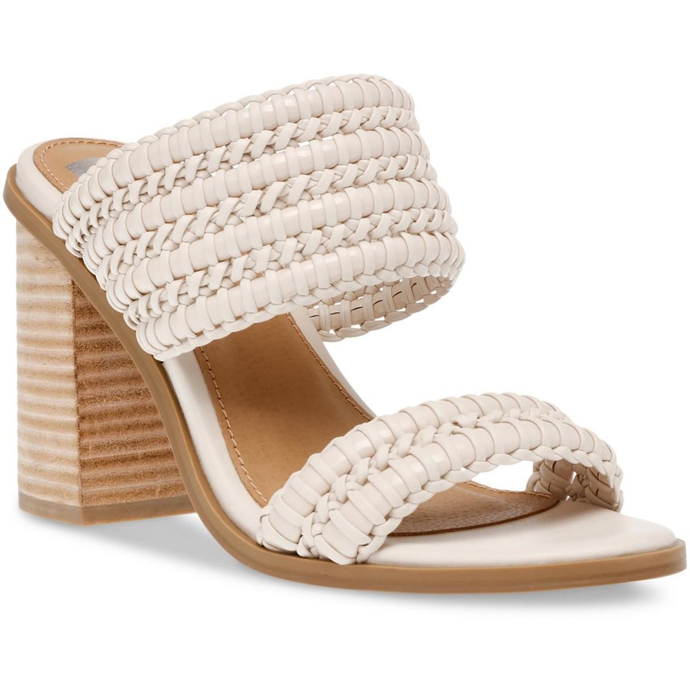 Rozie Faux Leather Slip On Heels