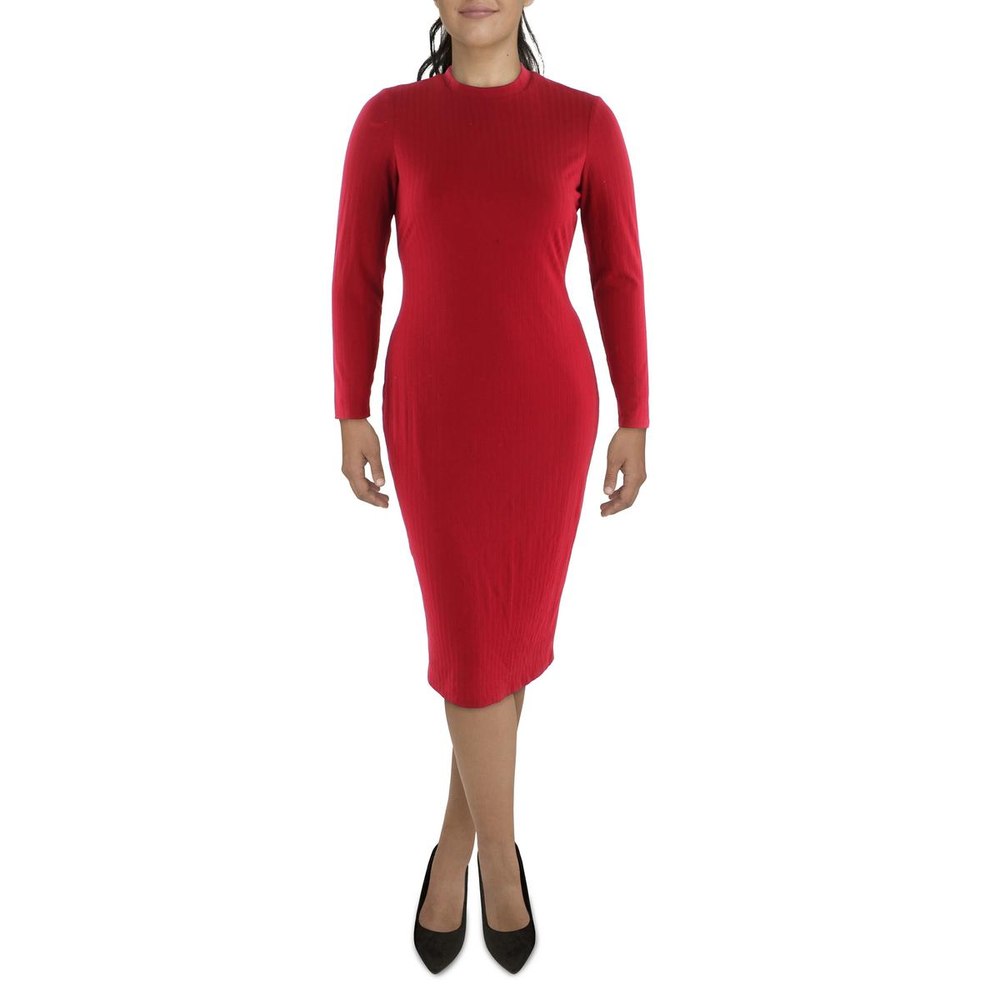 Ribbed Shift Dress