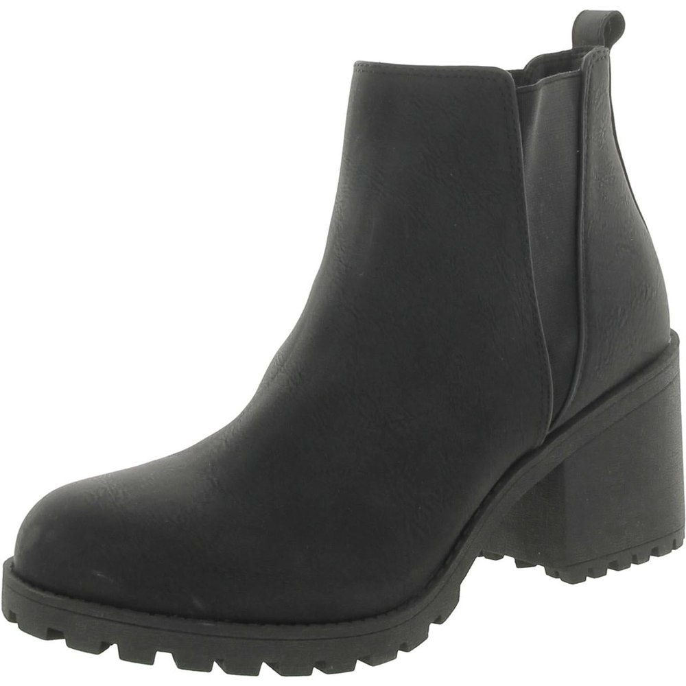 Lita Faux Leather Ankle Chelsea Boots