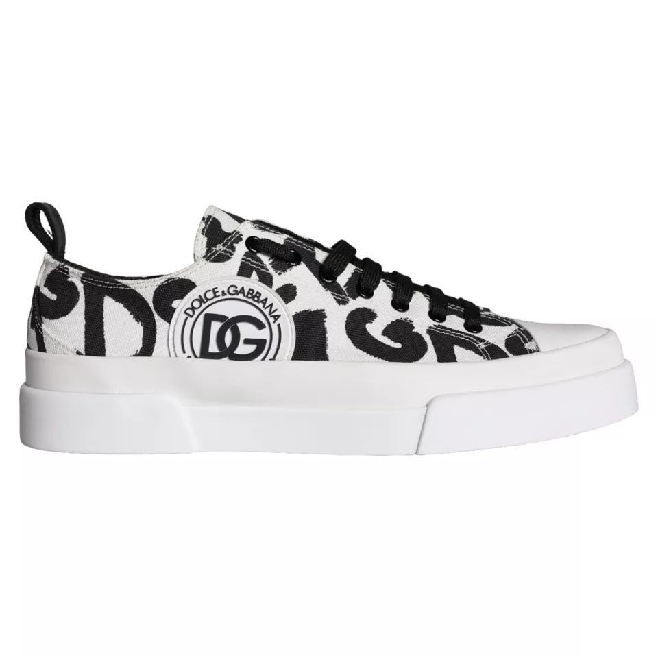 Dolce & Gabbana Canvas Low Top Sneakers Men Men’s Shoes (Pre-Owned)