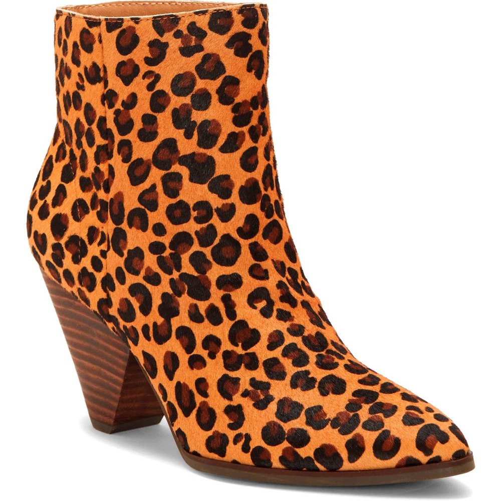 Munise 2 Leather Calf Hair Booties