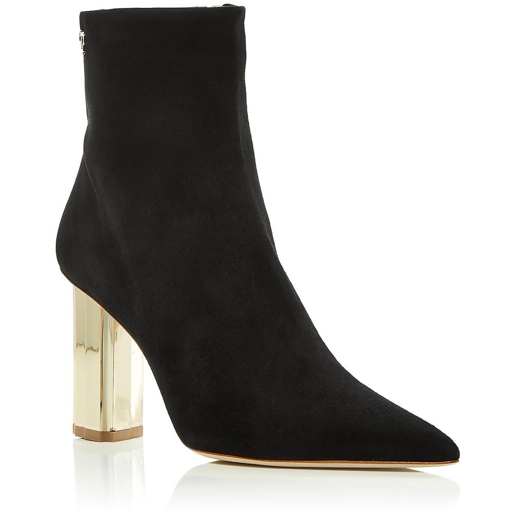 Laika Suede Heeled Ankle Boots