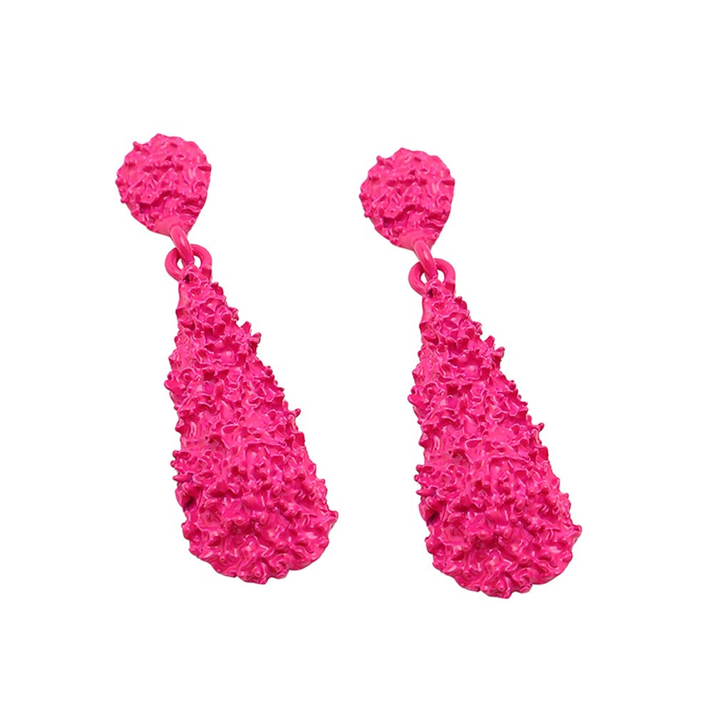 SOHI Women’s Corroded Drop Earrings