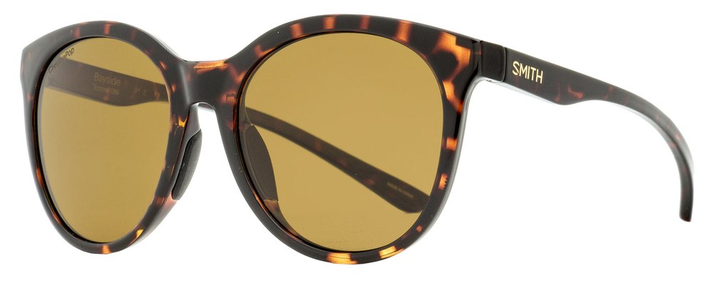 Smith Women’s Polarized Sunglasses Bayside 086L5 Tortoise 54mm