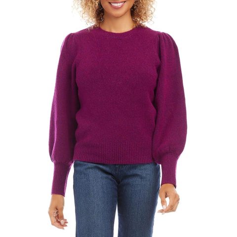 Crewneck Heathered Pullover Sweater