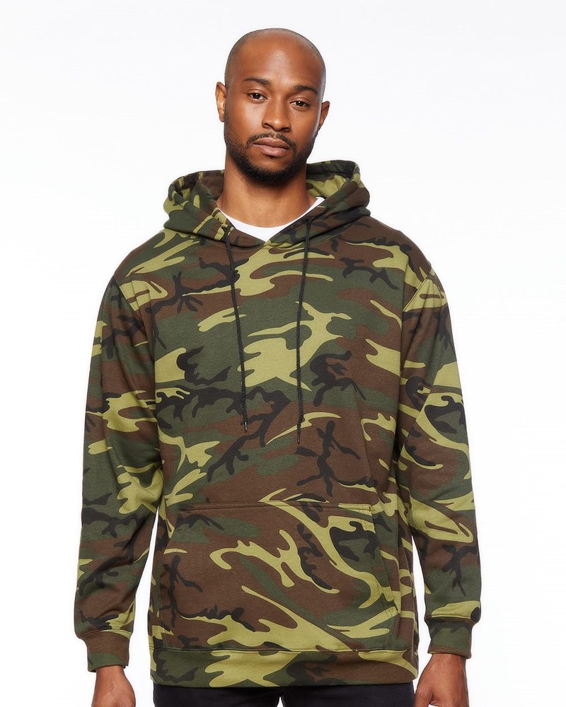Code Five Men’s Camo Pullover Fleece Hoodie