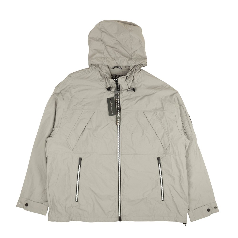 Men’s Gray Zip-Up Anorak Jacket