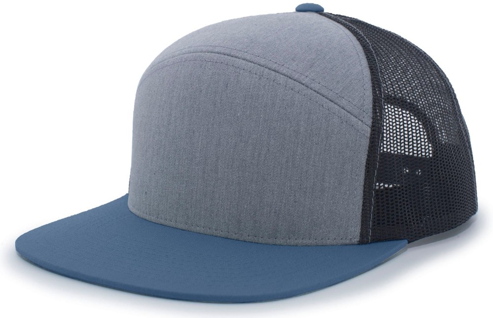 Pacific Headwear 6-Panel Arch Trucker Snapback Cap