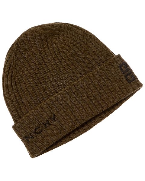 Givenchy Ribbed 4G Wool & Cashmere-Blend Beanie