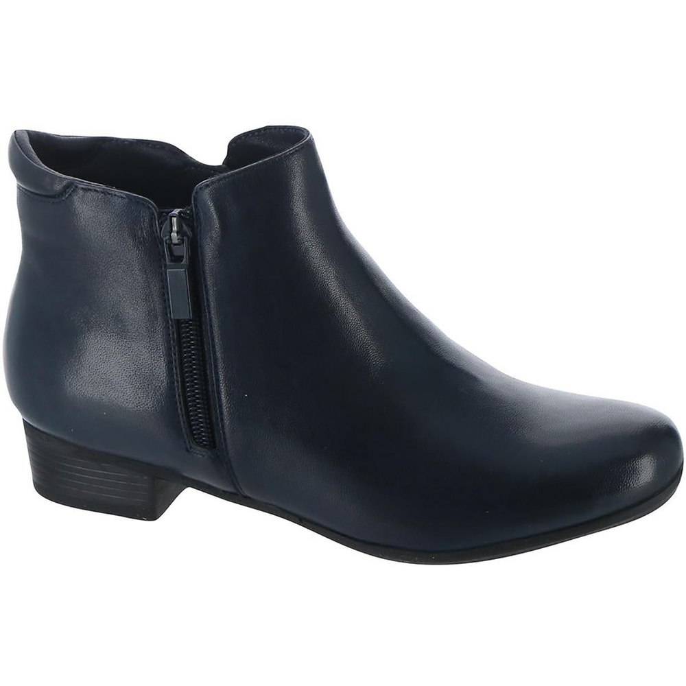 Major Leather Ankle Boots Booties