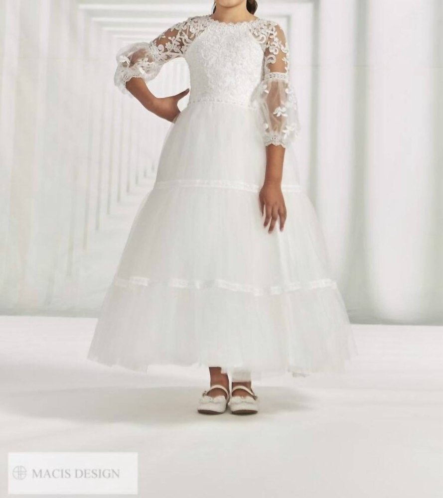 Princess Communion Dress In Ivory