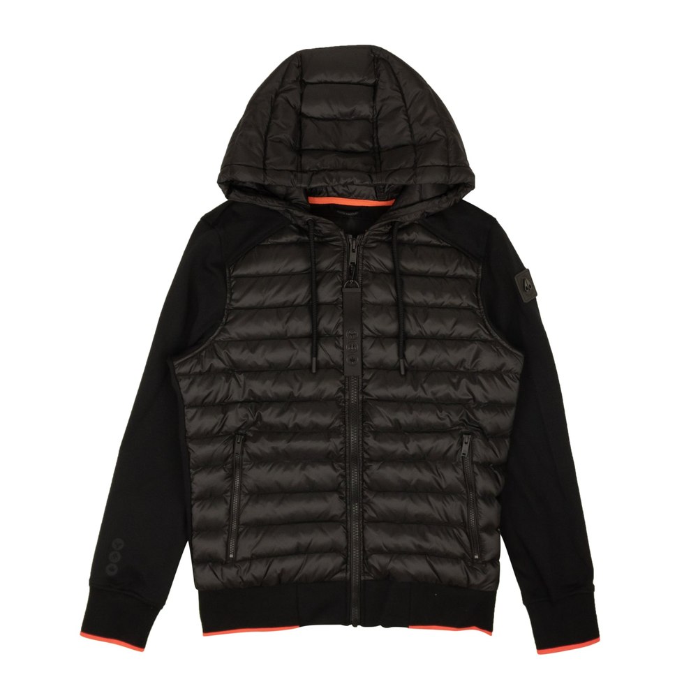 Men’s Black Soapstone Zip-Up Down Jacket