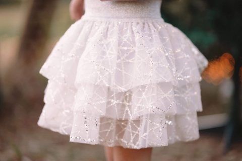 Silver Sparkle Skirt