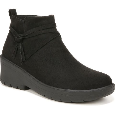 Blaine Faux Suede Strappy Booties
