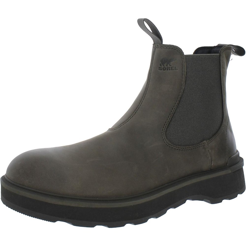 Hi-Line Leather Chelsea Boots