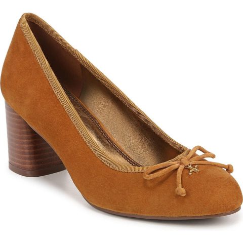 Sienna Leather Peep Toe Wedge Heels
