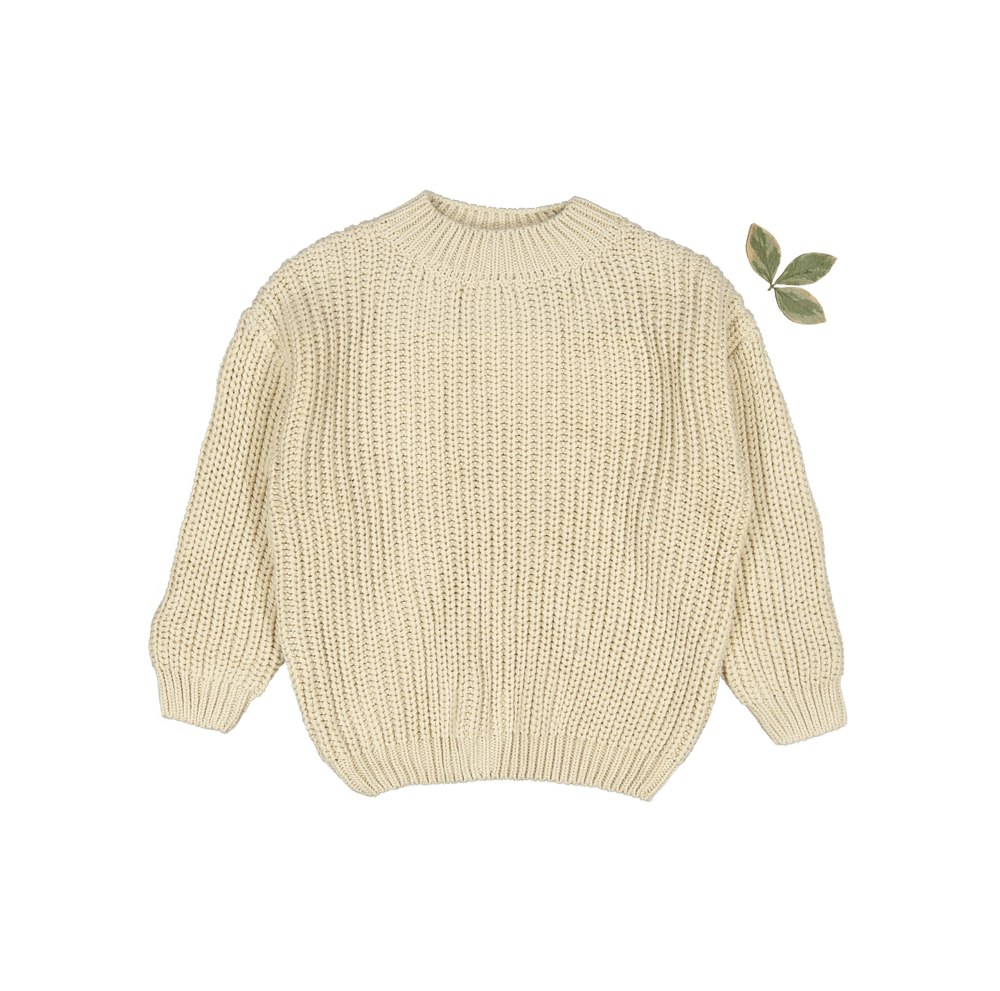 The Chunky Knit Sweater – Bone