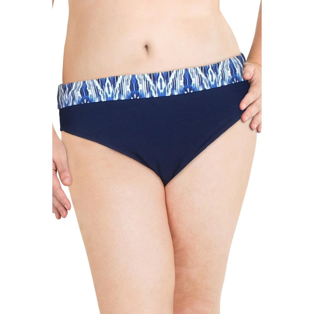Printed Foldover Swim Bottom Separates