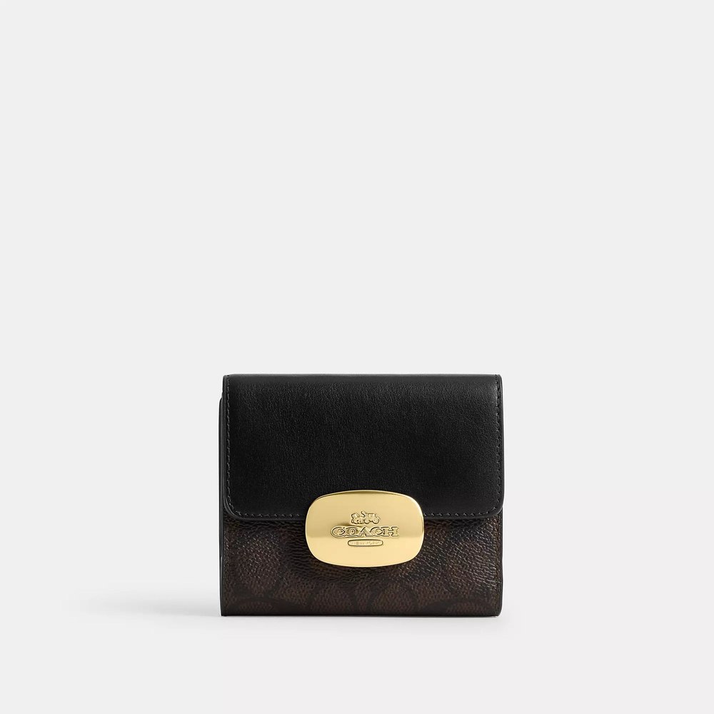 Coach Outlet Eliza Small Wallet In Signature Canvas