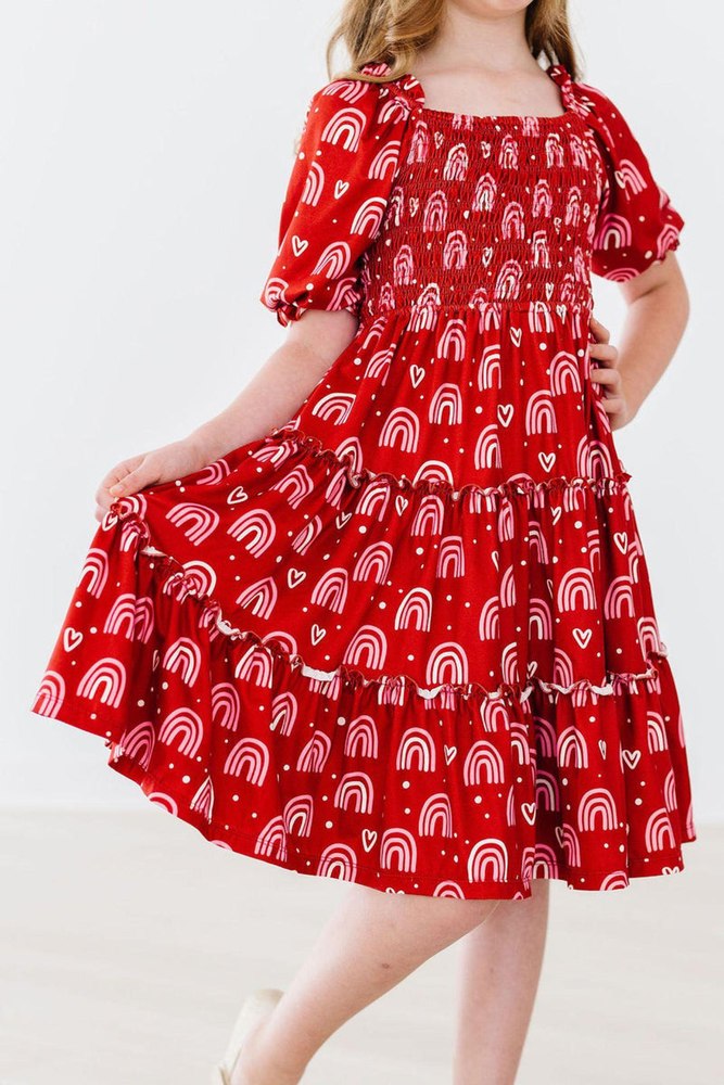 Cloud 9 Smocked Ruffle Dress