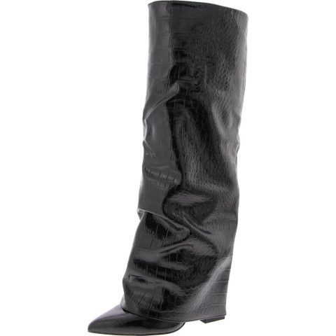 Covered Heel Heels Over-The-Knee Boots