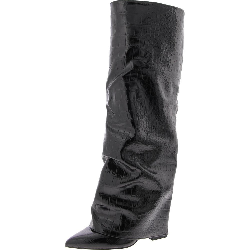 Covered Heel Heels Over-The-Knee Boots
