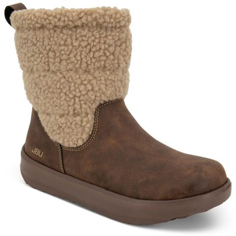 Cloudie Faux Leather Cold Weather Winter & Snow Boots