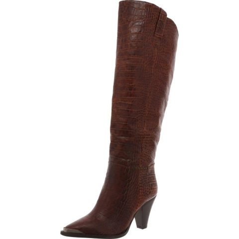 Snake Print Over-The-Knee Boots