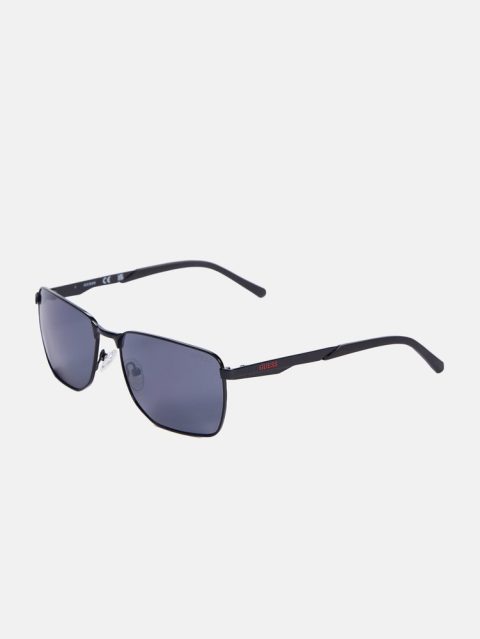 Rectangle Metal Pilot Sunglasses