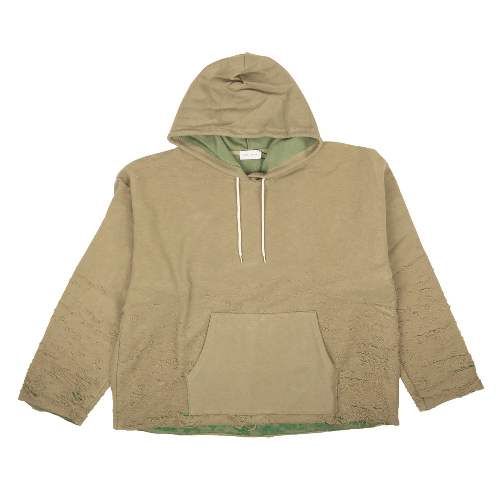 Shark Grey Kelly Reverse Burnout Hoodie