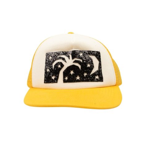 Yellow Polyester Night Sky Baseball Cap