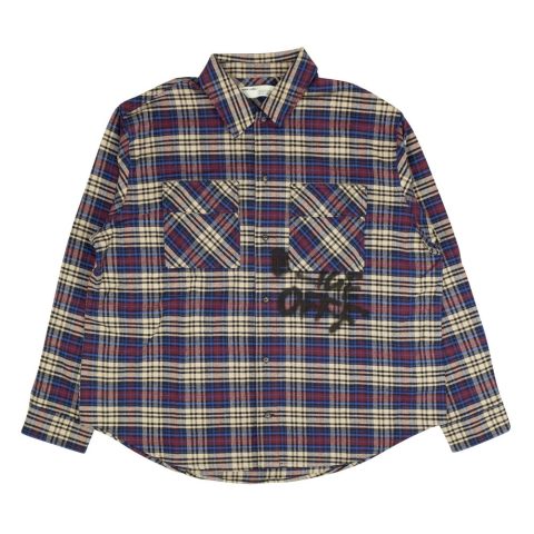 Blue Flannel Check Shirt