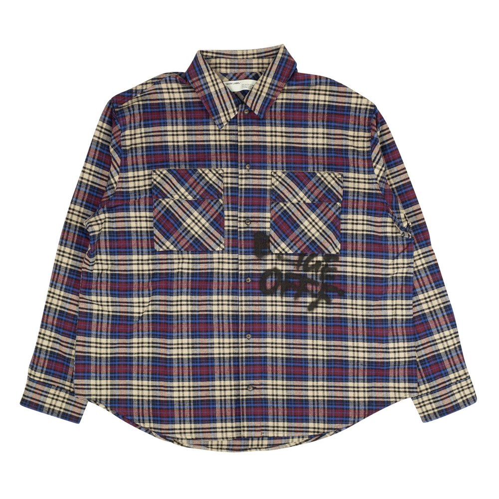Blue Flannel Check Shirt