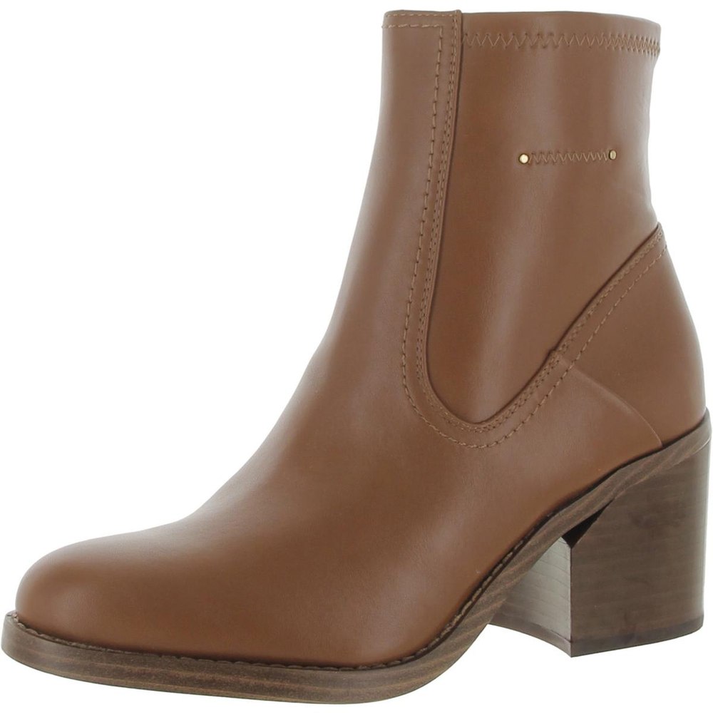 Abril Faux Leather Short Mid-Calf Boots